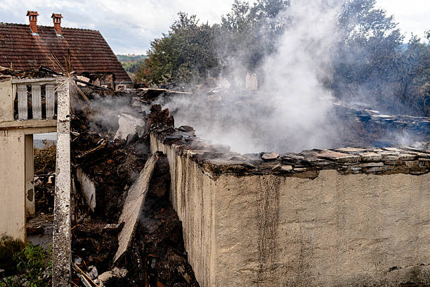 Professional Soot Cleanup technician working in Hainesport, NJ